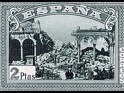 Spain 1937 National uprising 2 Ptas Green Edifil 839. España 839a. Uploaded by susofe